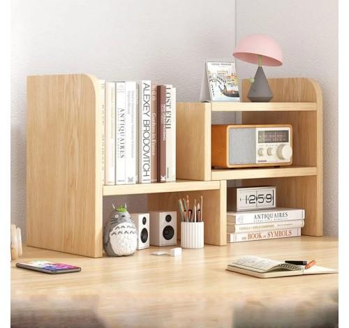 Étagère de bureau en bois