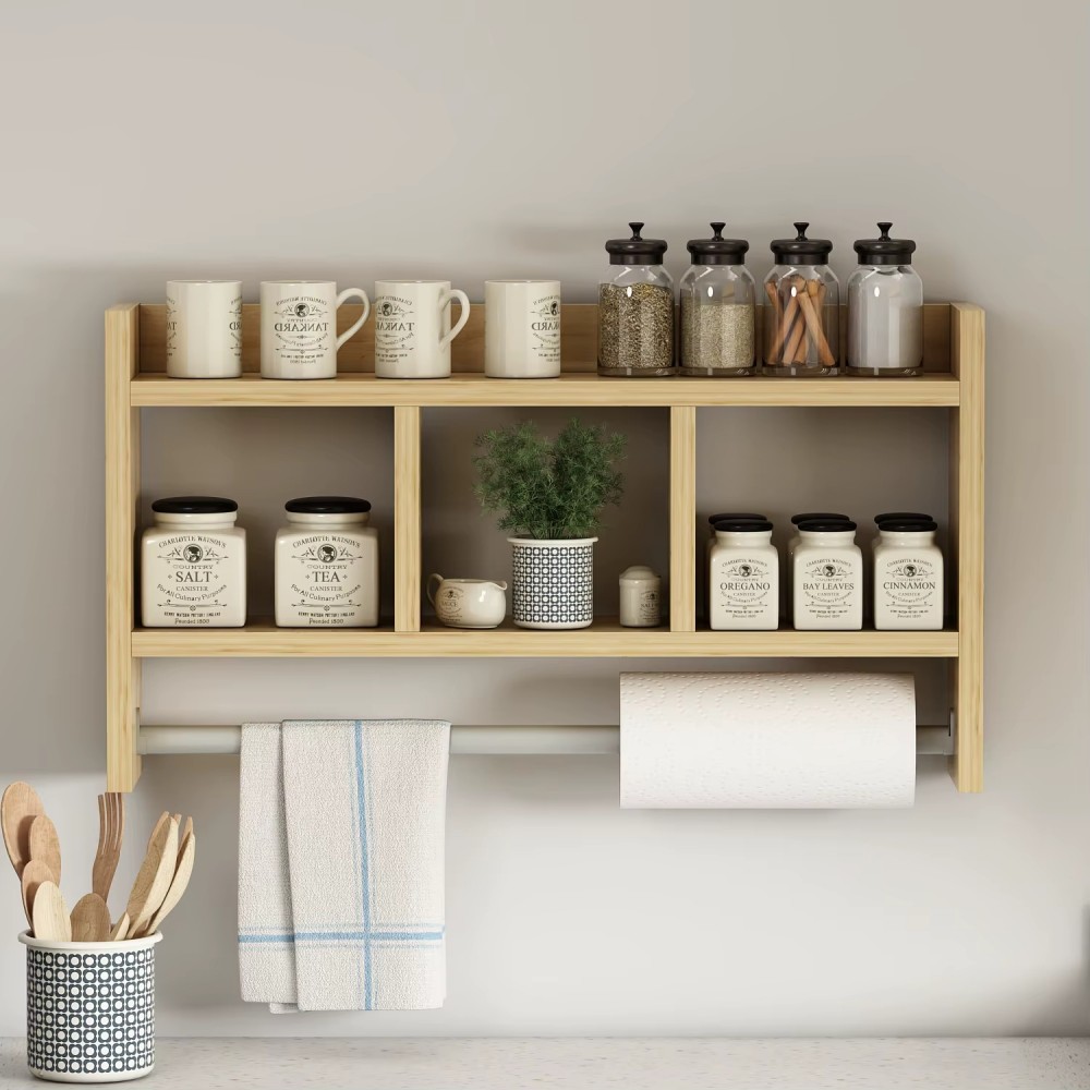 Etagère à épices avec support rouleau...