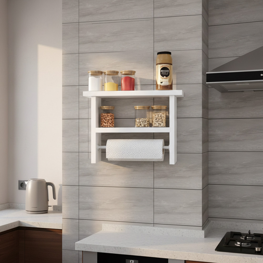 Etagère à épices avec support rouleau...