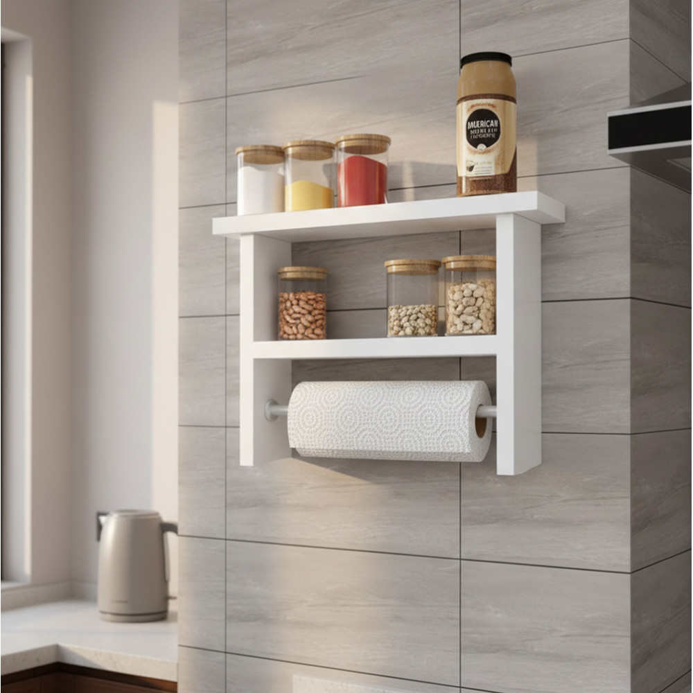 Etagère à épices avec support rouleau...
