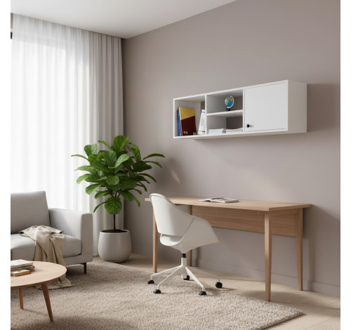 Rangement en bois suspendu
