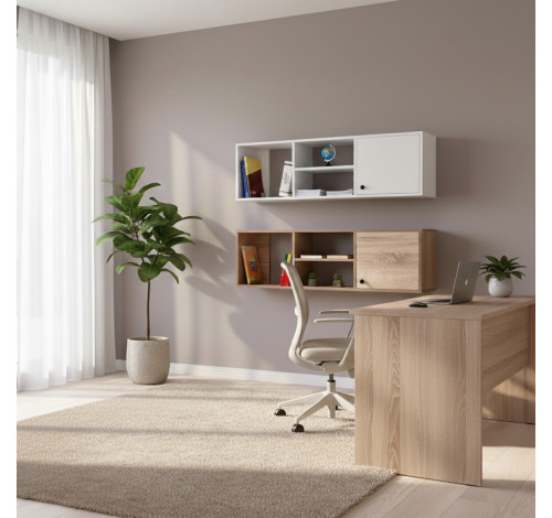 Rangement en bois suspendu 2